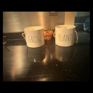 Rae Dunn hanging planters